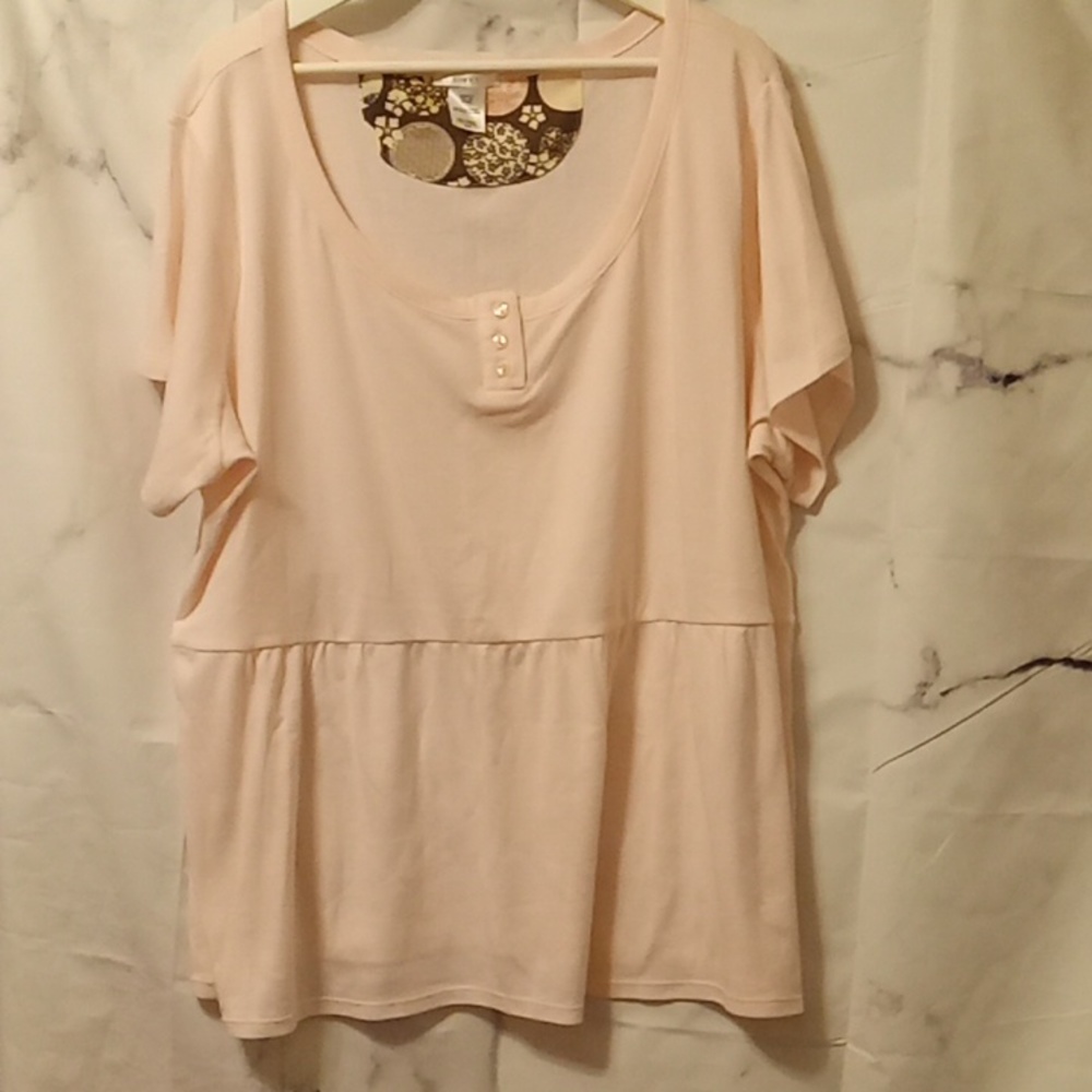Pink K short sleeve top 3X 🩷🩷🩷🩷